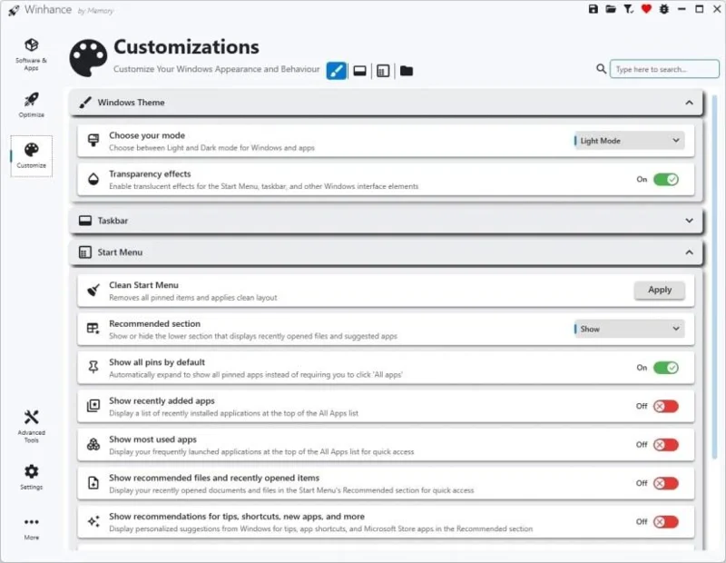 Cum se folosește Winhance pentru a debloca Windows 11