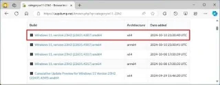 Actualizar la versión 22H2 (o 21H2) a Windows 11 23H2, omitiendo la versión 24H2.