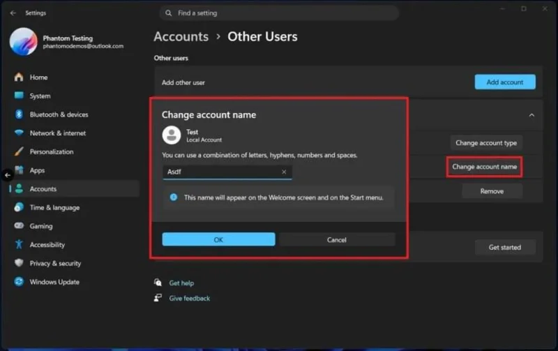 La build 26300.7965 (KB5079385) per Windows 11 26H2 aggiunge la funzionalità di protezione amministratore (Dev)