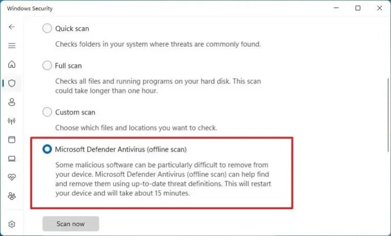 Come eseguire una scansione antivirus offline con Microsoft Defender su Windows 11