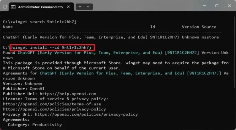 Come installare l'app ChatGPT su Windows 11, 10