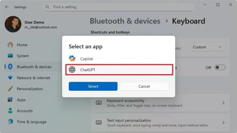 Come personalizzare le azioni dei tasti della tastiera di Copilot su Windows 11