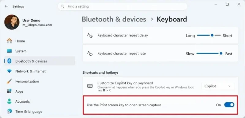 Come attivare (o disattivare) lo Strumento di cattura (tasto Stamp) su Windows 11