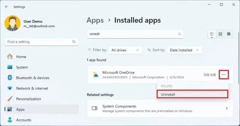วิธีลบหน้า OneDrive ออกจาก File Explorer บน Windows 11