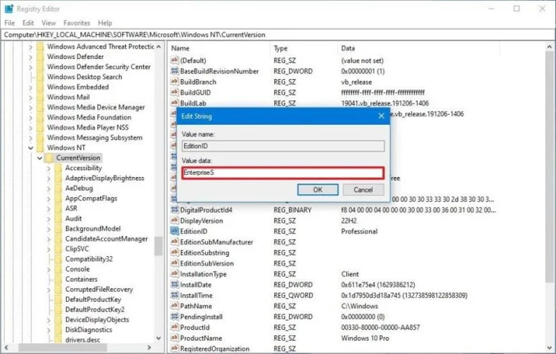 Come aggiornare Windows 10 a LTSC senza perdere i dati