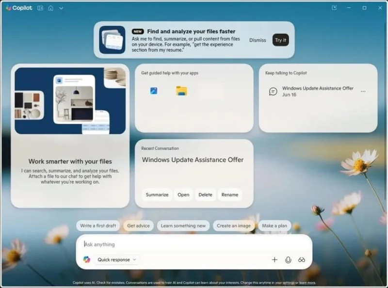 Come cercare file locali utilizzando l'app Copilot su Windows 11