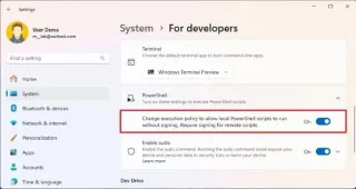 วิธีเปลี่ยนนโยบายการเรียกใช้งานเพื่อรันสคริปต์ใน PowerShell