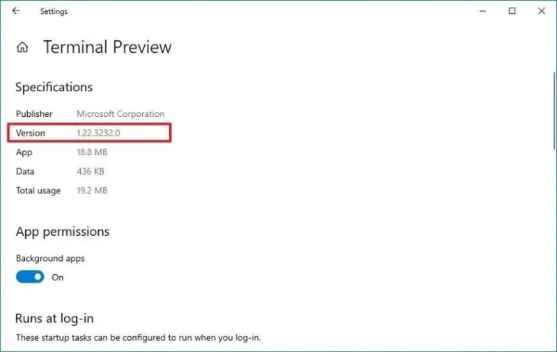 Windows 10でアプリのバージョンを確認する方法