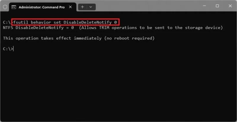 Cómo comprobar, habilitar (o deshabilitar) TRIM para SSD en Windows 11 Cómo comprobar, habilitar (o deshabilitar) TRIM para SSD en Windows 11