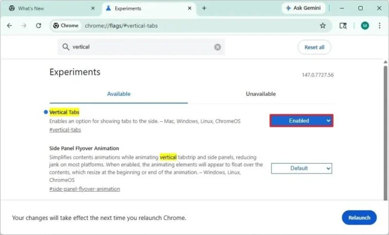 Como ativar (ou forçar) as guias verticais no Chrome para Windows 11 Como ativar (ou forçar) as guias verticais no Chrome para Windows 11