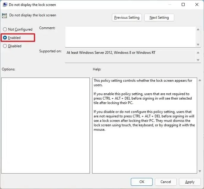 Cómo desactivar la pantalla de bloqueo en Windows 11 Cómo desactivar la pantalla de bloqueo en Windows 11