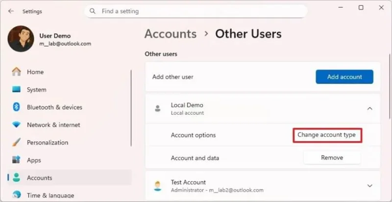 Come creare un account amministratore locale su Windows 11