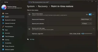 Windows 11 25H2용 빌드 26220.7271(KB5070307)에는 Xbox FSE, 특정 시점 복원 및 파일 탐색기 개편이 추가되었습니다(개발자용, 베타).