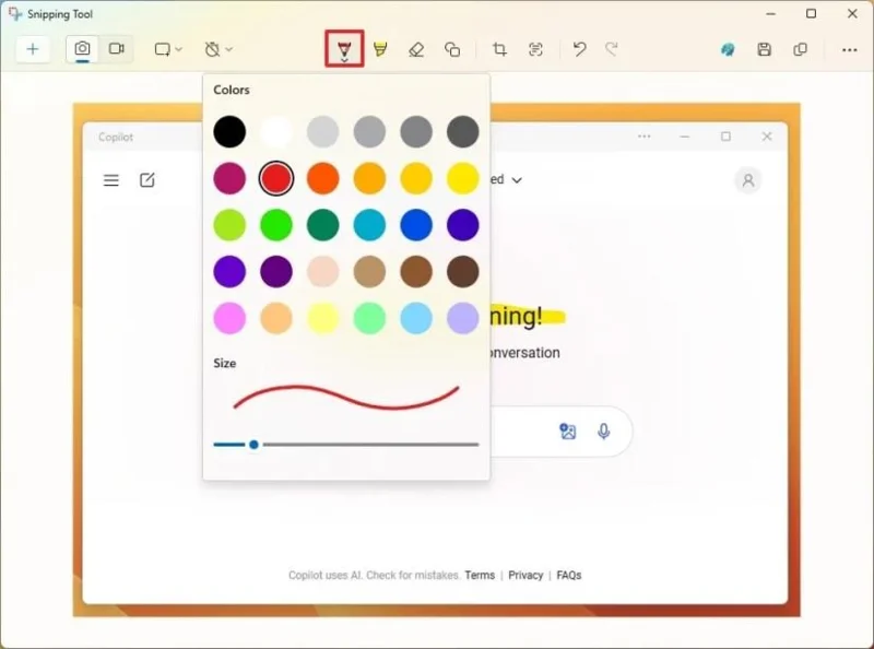 Come acquisire schermate su Windows 11 utilizzando lo Strumento di cattura.
