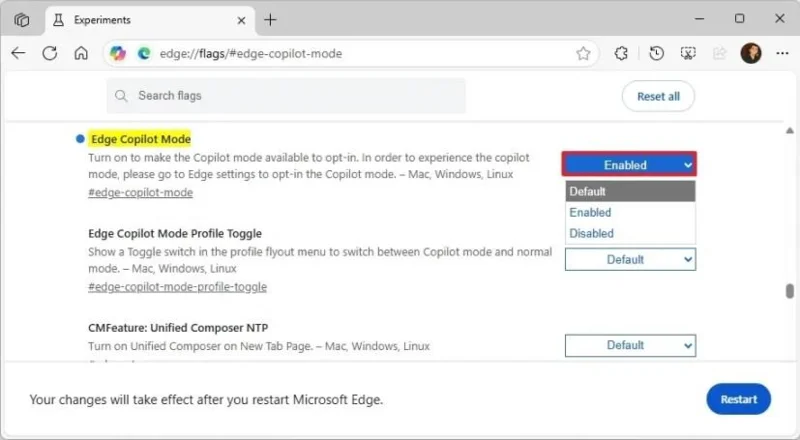 Come attivare o disattivare la modalità Copilot per Microsoft Edge su Windows 11