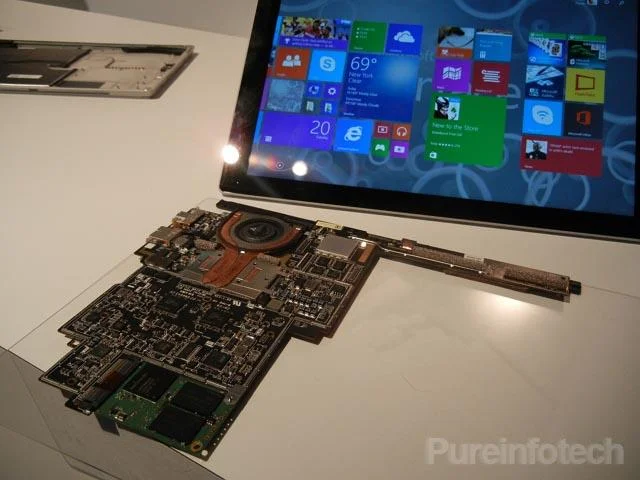 Surface Pro 3: un vistazo al interior de los componentes que hacen funcionar esta tableta.