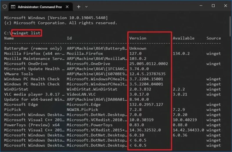 Windows 10でアプリのバージョンを確認する方法