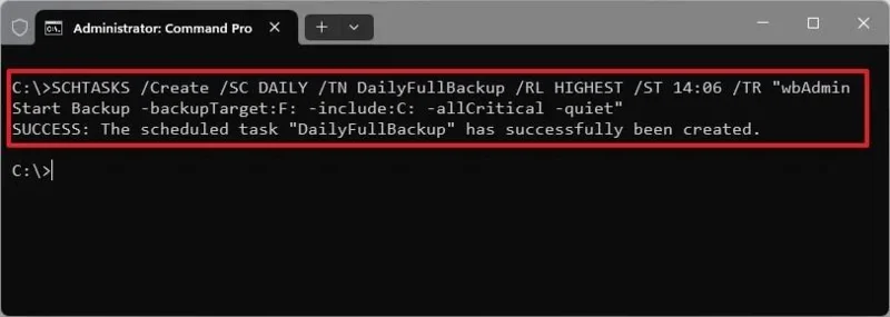 Come pianificare il backup completo automatico su Windows 11, 10