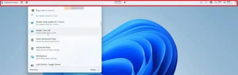 Microsoft, PowerToys aracılığıyla Windows 11'e üst menü çubuğu eklemeyi araştırıyor. Microsoft, PowerToys aracılığıyla Windows 11'e üst menü çubuğu eklemeyi araştırıyor.