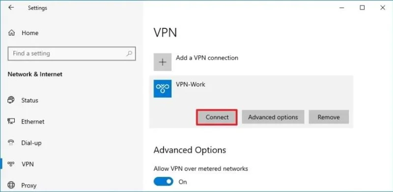 วิธีตั้งค่าการเชื่อมต่อ VPN บน Windows 10