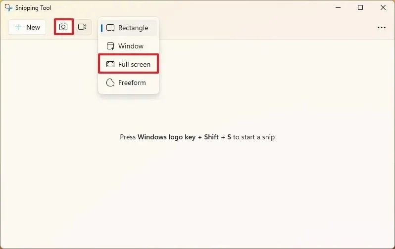 Come acquisire schermate su Windows 11 utilizzando lo Strumento di cattura.