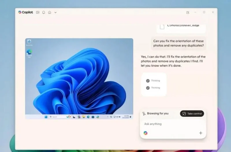Microsoft introduce l'intelligenza artificiale agente in Windows 11 con Copilot Actions e Hey Copilot.