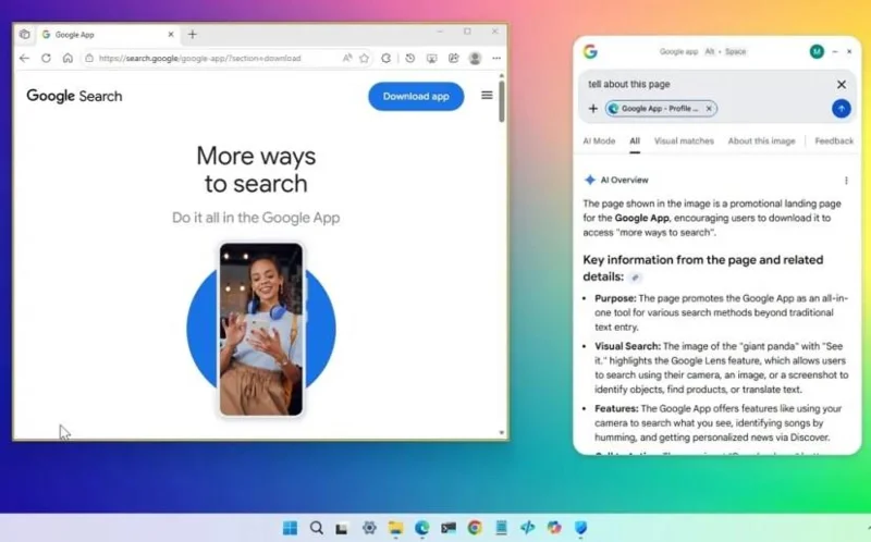 Come installare la nuova app desktop di Google per Windows 11 con intelligenza artificiale Gemini e integrazione con la ricerca file