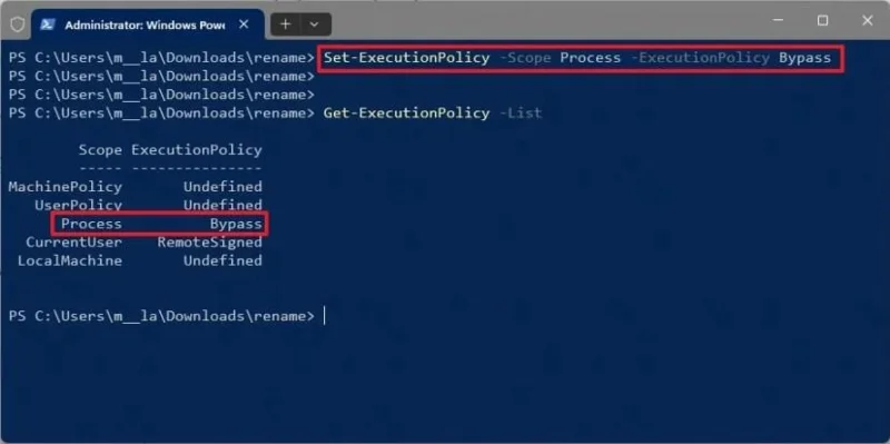 Come modificare i criteri di esecuzione per eseguire script in PowerShell