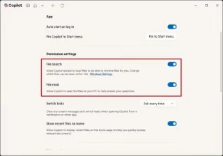 Windows 11de Copilot uygulaması kullanarak yerel dosyalarda nasıl arama yapılır?
