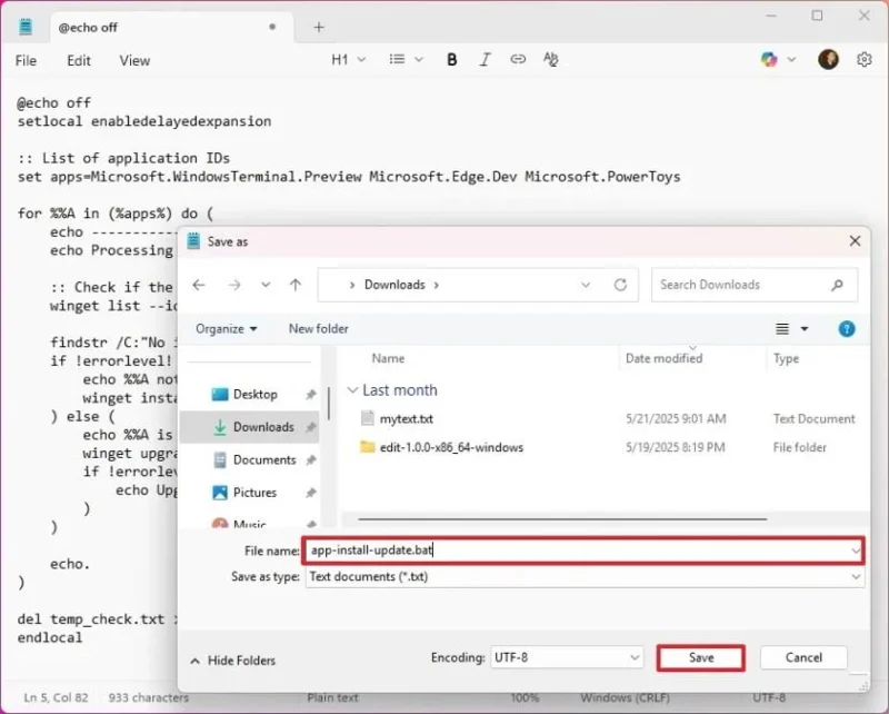 Cum se creează un script winget pentru a instala și actualiza automat aplicațiile pe Windows 11