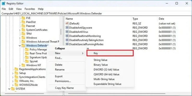 Come disabilitare definitivamente Defender Antivirus su Windows 11