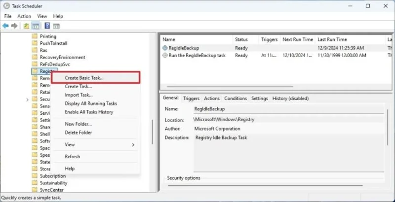 Come abilitare il backup automatico del Registro di sistema su Windows 11 e 10 Come abilitare il backup automatico del Registro di sistema su Windows 11 e 10