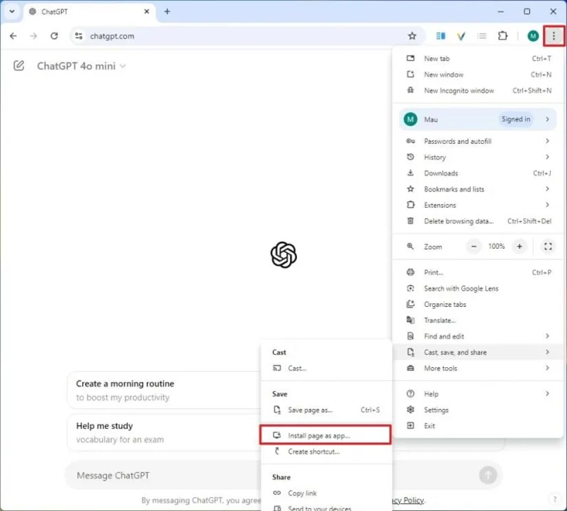 Come installare l'app ChatGPT su Windows 11, 10