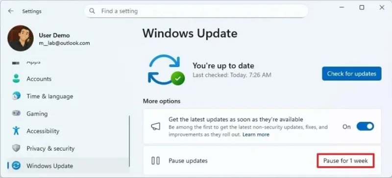 Come disabilitare gli aggiornamenti automatici su Windows 11