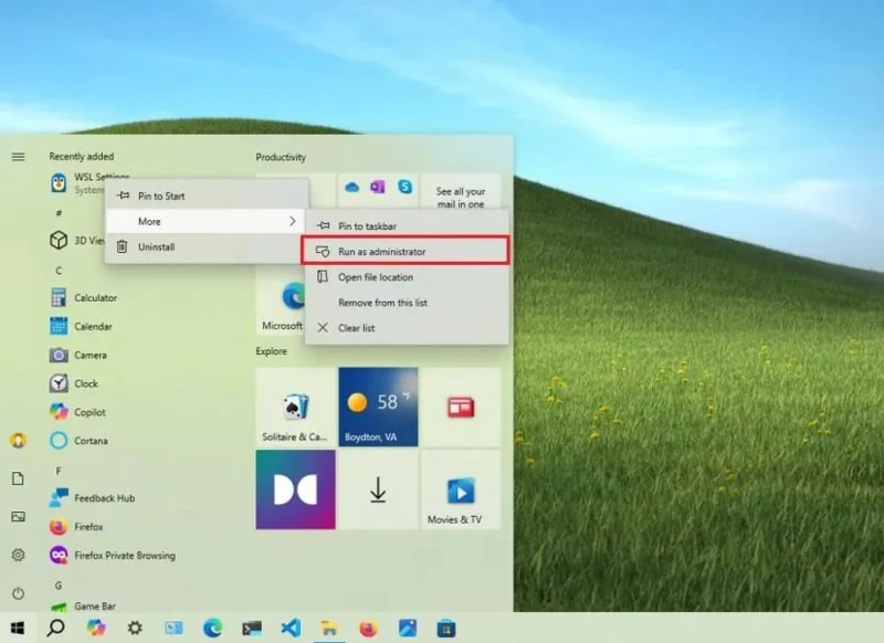 Come eseguire qualsiasi app come amministratore su Windows 11, 10