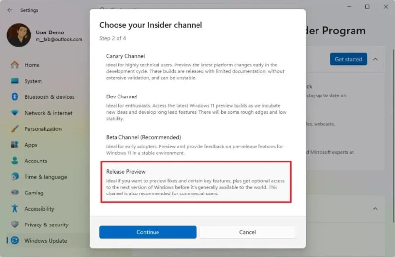 Come aggiornare a Windows 11 25H2