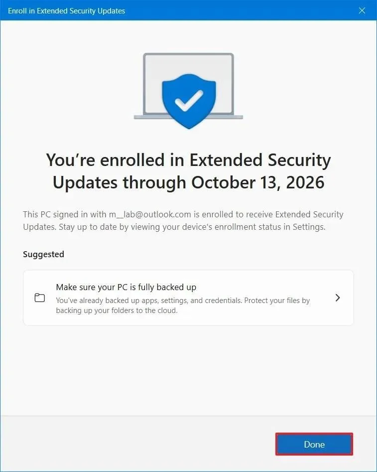 Come registrarsi per ricevere aggiornamenti di sicurezza estesi (ESU) gratuiti dopo la fine del supporto di Windows 10