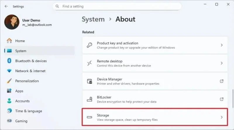 Windows 11 überarbeitet die Seite „Über“ der Einstellungen.