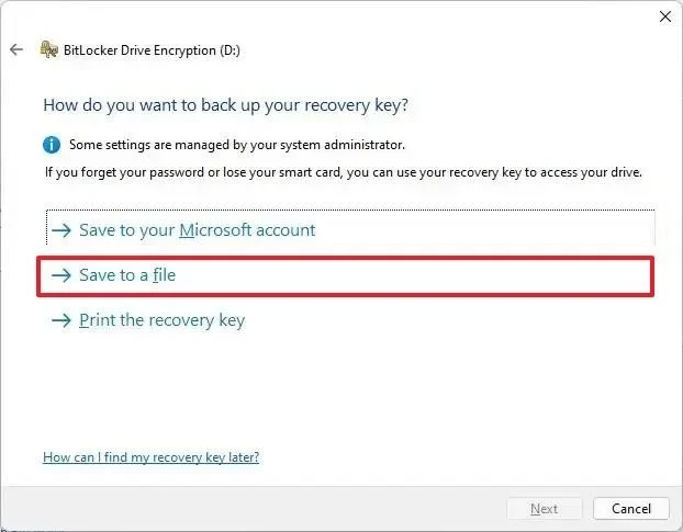 Come abilitare BitLocker su Windows 11