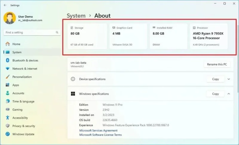 La build 26120.2992 (KB5050083) di Windows 11 con nuove funzionalità di intelligenza artificiale è stata rilasciata nel canale Dev.