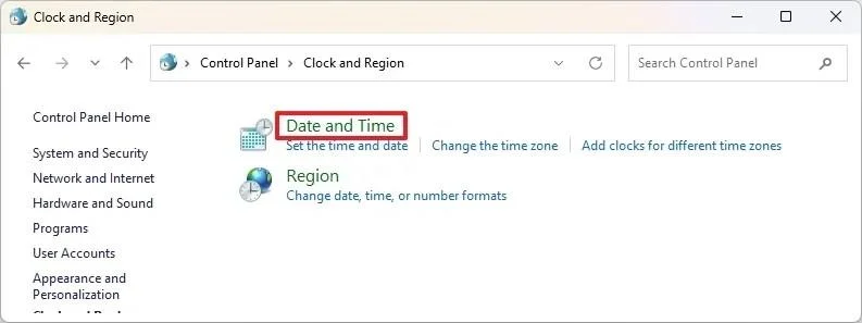 Come cambiare il server orario su Windows 11