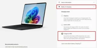 Come limitare la carica della batteria di Surface all80% su Windows 11