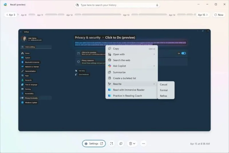 Richiamo di Windows: tutto quello che c'è da sapere sulla funzionalità di memoria basata sull'intelligenza artificiale.