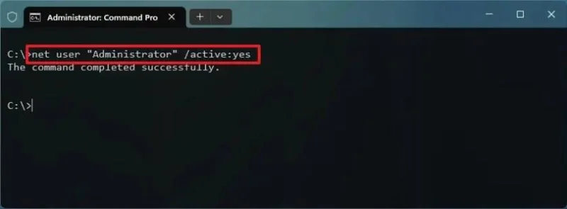Come cambiare il nome della cartella utente su Windows 11