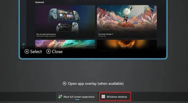 Come ripristinare le impostazioni di fabbrica della console portatile Xbox Ally X su Windows 11
