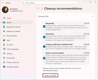 Cómo liberar espacio de almacenamiento en Windows 11