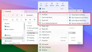 Esplora file si arricchisce di nuove funzionalità basate sullintelligenza artificiale in Windows 11.