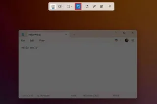 Cara mengambil tangkapan skrin pada Windows 11 menggunakan Alat Pemotong