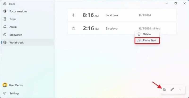 Come aggiungere più orologi di fuso orario su Windows 11
