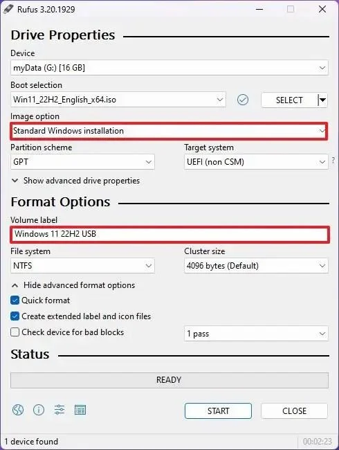 Como usar o Rufus para criar um USB inicializável do Windows 11 22H2 Como usar o Rufus para criar um USB inicializável do Windows 11 22H2
